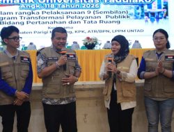 Wakil Bupati Lepas KKN Untad, Parigi Moutong Kejar Tertib Pertanahan