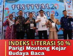 Indeks Literasi 50 Persen, Parigi Moutong Kejar Budaya Baca Lewat Festival