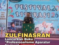 Sekda Parigi Moutong Zulfinasran Luncurkan Buku “Profesionalisme Aparatur Negara”, Sumbangkan 100 Eksemplar untuk Perpustakaan Daerah