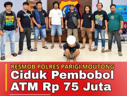Bobol Rekening Rp 73 Juta Pakai PIN Tanggal Lahir, Pria Toboli Diciduk di Poso